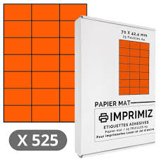 21 labels per sheet | paperstone. 525 Sticky Labels 70 X 42 Mm Neon Orange 21 Labels Per Sheet 25 Sheets A4 Paper Colour Laser And Inkjet Adhesive Buy Online In Dominica At Dominica Desertcart Com Productid 120774959