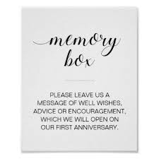 Memory Box Guest Book Leave Message Wedding Sign Zazzle Com Wedding Guest Book Sign Wedding Gifts For Guests Wedding Guest Looks