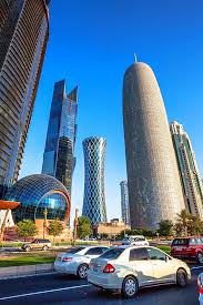 Qatar Doha City Tornado Bldg Center Cool Places To Visit Qatar City
