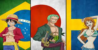 Real World Nationalities Of The Straw Hat Pirates One Piece
