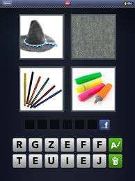 Quatre images un mot solution. 4 Images 1 Mot 265 Chapeau Matiere Feutres Marqueurs Android Iphone