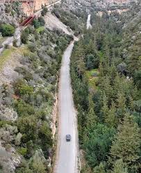 وادي الكوف الجبل الاخضر country roads road libya