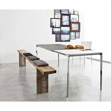 Table Extensible Light Pieds Chromes Mobilier De Salon Table A Manger Extensible Table Extensible