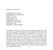 SD3520 Torche 10 LED PUISSANCE : 160 lumens TECHNOLOGIE ...