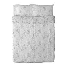 Ikea Alvine Kvist Duvet Cover And Pillowcase White Gray Full Queen Double Queen Duvet Covers Ikea Duvet Cover Simple Duvet Cover