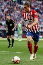 7th October 2018 Wanda Metropolitano Madrid Spain La Liga Football Atletico Madrid Versus Real Betis Filipe Luis Kasmirski Atletico De Madrid In Action