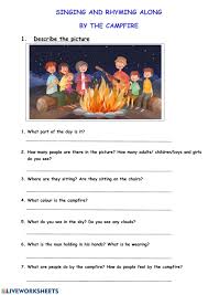 20 favorite campfire songs for kids. Sing And Rhyme Along With Down By The Bay Song Worksheet