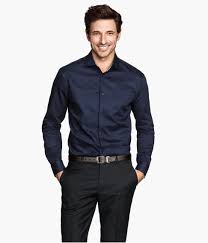 H M Offers Fashion And Quality At The Best Price Blue Shirt Outfit Men Blue Shirt Outfits Shirt Outfit Men