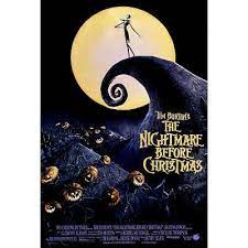 Amazon Com The Nightmare Before Christmas Style A1 Movie Poster Prints Nightmare Before Christmas Movie Best Halloween Movies Kid Friendly Halloween Movies