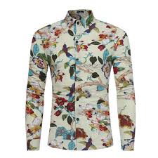 Get it from amazon for $5.99+ (available in both children's and men's sizing and in 36 styles). 2021 Flower Birds Printed Tops Spring Wear Men Shirt Dinner Party Clothing Male Casual Blouse Long Sleeve Fashion Boy Shirts Vintage From Lucu 27 88 Dhgate Com