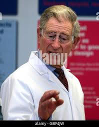 Britain's Prince Charles, gestures as he talks with the media following his  visit to Cathedral Academy Elementary School in New Orleans Friday  afternoon Nov. 4, 2005. Prince Charles was talking about the