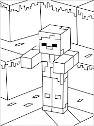 Zombies are common undead hostile mobs that deal melee damage and attack in groups. Minecraft Zombie Coloring Page Minecraft Coloring Pages Zombie Coloring Pages Lego Coloring Pages