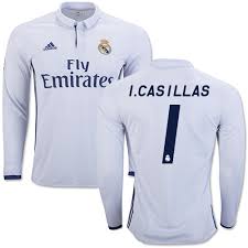 Entre y conozca nuestras increíbles ofertas y promociones. 16 17 Real Madrid Cf 1 Iker Casillas White Home Authentic Long Sleeve Soccer Jersey