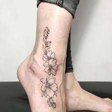Floral Foot Tattoo For Flower Tattoo Ideas For Women Tattoos For Women Flowers Floral Foot Tattoo Foot Tattoos