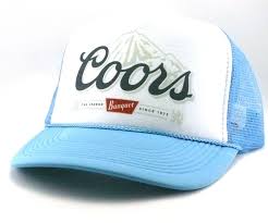 Coors Beer Hat Trucker Hat Mesh Hat Snapback Hat New Beer Hat Vintage Trucker Hats Trucker Hat