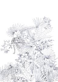 Notre collection papier peint jungle noir et blanc tire son épingle du jeu puisque c'est la tendance 2020 ! Papier Peint Panoramique Animal Leopard Kenya Noir Et Blanc L Odyssee De Caselio