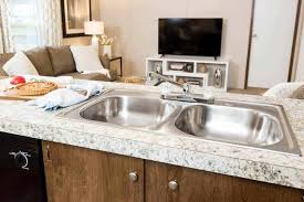 The sink was of low quality, dented stainless steel model. Kitchen Sink Options In Mobile Homes Braustin A Better Way Home