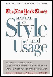 Books Worth Reading The New York Times Manual Of Style And Usage By Allan M Siegal And William G Connolly Writing Short Stories New York Times Book Worth Reading