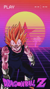 Follow the vibe and change your wallpaper every day! Anime Aesthethic Edits Wallpapers Dragon Ball Z Vegeta Synthwave Wallpaper