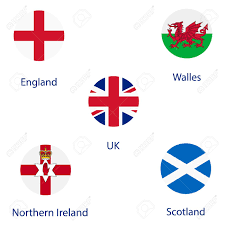 Ein weiß fimbriertes symmetrisches rotes kreuz auf einem blauen feld mit einem weiß fimbrierten gegengetauschten saltire aus rot und weiß. Runde Flaggen Der Rasterillustration Von Grossbritannien England Schottland Wales Und Nordirland Lizenzfreie Fotos Bilder Und Stock Fotografie Image 78510860