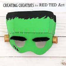 Paper Plate Frankenstine Mask Template A Great No Sew Halloween Costume For Kid Frankenstein Halloween Costumes Halloween Masks Kids Frankenstein Costume Diy