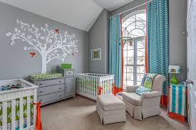 A big boy bedroom for a little boy, this modern take on a safari room combines a contemporary feel with mid century modern furniture. Twin Baby Boy Bedroom Ideas Trendecors
