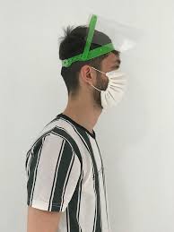Yuz Koruyucu Siperlik Maske Yesil Yuzler Maskeler Yesil