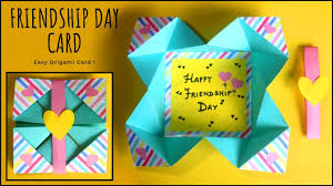 Diy teacher's day greeting card/handmade teachers day card making ideas/how to make card for teacher#teachersdaycards #greetingcards #handmadecards hello fri. Easy Origami Greeting Card Friendship Day Card Handmade Cards Youtube
