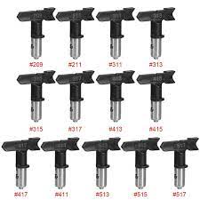 Durable Black Airless Spray Gun Tip For Graco Titan Wagner Paint Sprayer Newest Buy From 5 On Joom E Commerce Platform