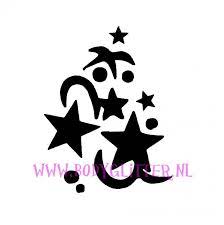 De ganse klas keurt het plaatje als was het een heilig icoon. Sterrenregen Sjablonen Decoratief Body Glitter Glitter Tattoos Schmink Nailart
