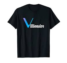 Vechain Millionaire Logo For Cryptocurrency Vet Lovers T Shirt Vechain Vet Hodl Hodler Hodling Crypto Gifts In 2021 Shirts Cryptocurrency T Shirt