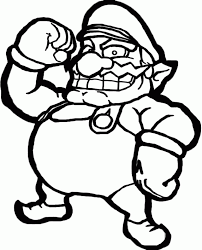 More super mario coloring pages. Wario Coloring Pages Coloring Home