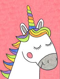 Learn how to draw pictures easy pictures using these outlines or print just for coloring. Easy Unicorn Drawing Art Projects For Kids