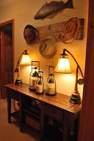 Pin By Sarah Meier Wherry On Living Room Ideas Fishing Cabin Decor Cabin Decor Rustic Fishing Decor