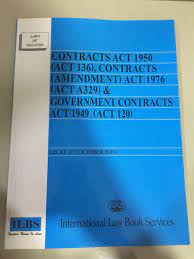 3 laws of malaysia act 136 contracts act 1950 arrangement of sections p art i preliminary section 1. Contract Act 1950 Textbooks On Carousell