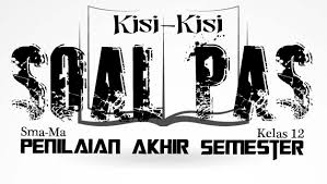 Kisi Kisi Soal Pas Matematika Peminatan Kelas 12 Kurikulum 2013 Tahun 2019