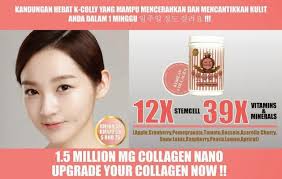 Colly pink collagen collagen 6000 mg from japan. E Online Store Nniz Cahaya Kecantikan Kesihatan K Colly Sweet 17 Collagen 2014 Harga Termurah