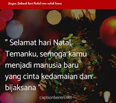 Berikut 15 ucapan yang dapat dibagikan kepada teman dan keluarga yang merayakan natal. Ucapan Selamat Hari Natal 2020 Untuk Teman