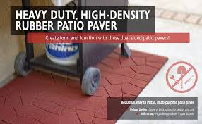 Maybe you would like to learn more about one of these? Amazon Com Revtime Dual Side Garden Rubber Paver 16 X16 For Patio Paver Step Stone And Walk Way Safety Rubber Tile Red Pack Of 6 Home Improvement