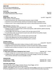 As we know that some professions have more scope than others. Jsom Undergraduate Resume Template Fill Online Printable Fillable Blank Pdffiller