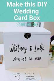 (here's the card box i did for our wedding.) my decision was solidified when i received some items from the david tutera bridal collection to try out. Diy Wedding Card Box Tutorial Girl Just Diy