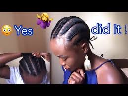 The natural hair care product line industry is a huge one and according to analysis, revenue in this industry is likely to increase by 5 percent each year. Cornrows On Natural Hair Plain Lines 002 Fix Your Own Hair Youtube