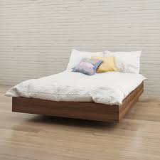 Because full size beds are used in so many different circumstances, our collection of bed frames runs the gamut. Nexera Walnut 76 In X 55 25 In Full Size Platform Bed Lowe S Canada