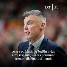 Taip smagu buvo, kai du vyrukai iš Kauno veda Eurolygos komandas. Šiandien  jam [T. Masiuliui] geriau negu man, bet dalis manęs tikrai džiaugiasi už  jį“,