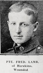 Pte. Fred. Lamb, of Herekino, wounded