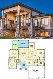 New Modern Prairie Mountain Style Home With Finished Basement Floor Plan Craftsman House Plans Architectural Design House Plans Courtyard House Plans