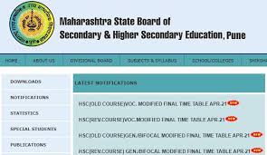 Cbse class 12th timetable 2021 also. Maharashtra Hsc New Time Table 2021 Mahahsscboard In 12th Exam Date
