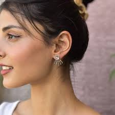 Natural Rose Quartz Studs Pink Quartz Rose Cut Stud Earrings Sterling  Silver Bohemian Earrings for Women Healing Crystal Jewelry