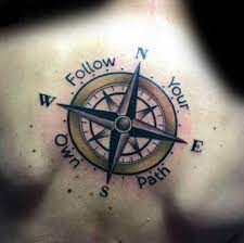 Men's compass tattoo shoulder design. Forearm Tattoo Designs On Paper Novocom Top