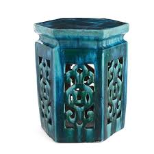 Check spelling or type a new query. Chinese Ocean Blue Ceramic Cutout Garden Stool